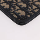 Christian Dior Trotter Canvas Passport Case Navy Auth 189387A-7