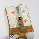 LOUIS VUITTON Monogram Multicolor Trousse Wapity Pouch White M58033 Auth 189388-8