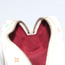 LOUIS VUITTON Monogram Multicolor Trousse Wapity Pouch White M58033 Auth 189388-18