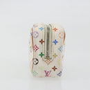 LOUIS VUITTON Monogram Multicolor Trousse Wapity Pouch White M58033 Auth 189388-3