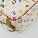 LOUIS VUITTON Monogram Multicolor Trousse Wapity Pouch White M58033 Auth 189388-14