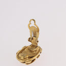 CHANEL COCO Mark Earring Metal Gold Tone CC Auth 189389-10