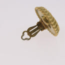 CHANEL Earring Metal Gold Tone CC Auth 189398V-11