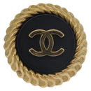 CHANEL Earring Metal Gold Tone CC Auth 189398V-3