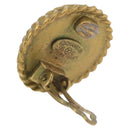 CHANEL Earring Metal Gold Tone CC Auth 189398V-5