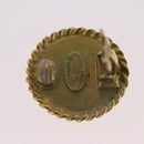 CHANEL Earring Metal Gold Tone CC Auth 189398V-7