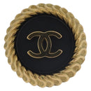 CHANEL Earring Metal Gold Tone CC Auth 189398V-8