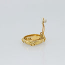 CHANEL Earring Metal Gold Tone CC Auth 189402M-5