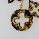 LOUIS VUITTON Bijoux Sac Ansolence Charm metal plastic Brown M65087 Auth 189410-11