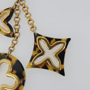 LOUIS VUITTON Bijoux Sac Ansolence Charm metal plastic Brown M65087 Auth 189410-12