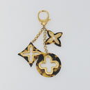 LOUIS VUITTON Bijoux Sac Ansolence Charm metal plastic Brown M65087 Auth 189410-2