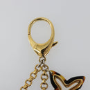 LOUIS VUITTON Bijoux Sac Ansolence Charm metal plastic Brown M65087 Auth 189410-3