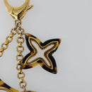 LOUIS VUITTON Bijoux Sac Ansolence Charm metal plastic Brown M65087 Auth 189410-4