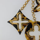 LOUIS VUITTON Bijoux Sac Ansolence Charm metal plastic Brown M65087 Auth 189410-5