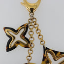 LOUIS VUITTON Bijoux Sac Ansolence Charm metal plastic Brown M65087 Auth 189410-9