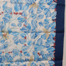 HERMES Carre 90 Scarf ”I`ARBRE de SOiE” Silk Blue Auth 189417M-22