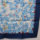 HERMES Carre 90 Scarf ”I`ARBRE de SOiE” Silk Blue Auth 189417M-25