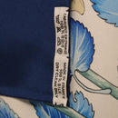 HERMES Carre 90 Scarf ”I`ARBRE de SOiE” Silk Blue Auth 189417M-26