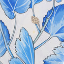 HERMES Carre 90 Scarf ”I`ARBRE de SOiE” Silk Blue Auth 189417M-27
