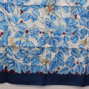 HERMES Carre 90 Scarf ”I`ARBRE de SOiE” Silk Blue Auth 189417M-9