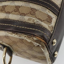 GUCCI GG Crystal Hand Bag Coated Canvas Pink Brown gold 181487 Auth 189418-16