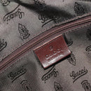 GUCCI GG Crystal Hand Bag Coated Canvas Pink Brown gold 181487 Auth 189418-18