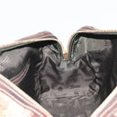 GUCCI GG Crystal Hand Bag Coated Canvas Pink Brown gold 181487 Auth 189418-19