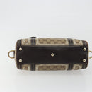 GUCCI GG Crystal Hand Bag Coated Canvas Pink Brown gold 181487 Auth 189418-5