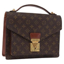 LOUIS VUITTON Monogram Monceau 28 Hand Bag M51185 LV Auth 189419-1