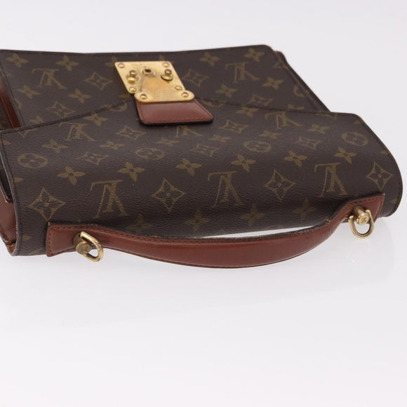 LOUIS VUITTON Monogram Monceau 28 Hand Bag M51185 LV Auth 189419
