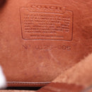 Coach Shoulder Bag Leather Brown Gold Auth 189421-15