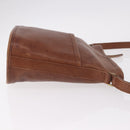 Coach Shoulder Bag Leather Brown Gold Auth 189421-4