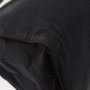 PRADA Hand Bag Nylon Black Gold Auth 189423-15