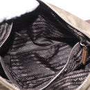 PRADA Shoulder Bag Nylon Green Silver Auth 189427-23