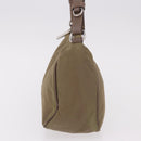 PRADA Shoulder Bag Nylon Green Silver Auth 189427-3