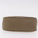 PRADA Shoulder Bag Nylon Green Silver Auth 189427-5