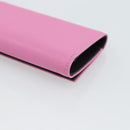 PRADA Key Case Nylon Pink Silver Auth 189428A-15