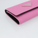 PRADA Key Case Nylon Pink Silver Auth 189428A-14