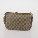 GUCCI GG Supreme Shoulder Bag PVC 2 Set Beige Purple Auth 189444-11