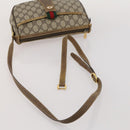 GUCCI GG Supreme Shoulder Bag PVC 2 Set Beige Purple Auth 189444-13