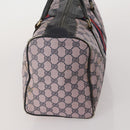 GUCCI GG Supreme Shoulder Bag PVC 2 Set Beige Purple Auth 189444-4
