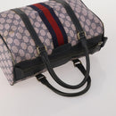 GUCCI GG Supreme Shoulder Bag PVC 2 Set Beige Purple Auth 189444-5