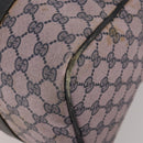 GUCCI GG Supreme Shoulder Bag PVC 2 Set Beige Purple Auth 189444-8