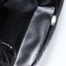 GUCCI Shoulder Bag Patent Leather Black Silver 000 1013 0506 Auth 189490-11