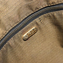 FENDI Zucca Canvas Hand Bag Black Brown Auth 189495-22