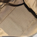 FENDI Zucca Canvas Hand Bag Black Brown Auth 189495-10