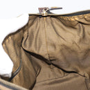 FENDI Zucca Canvas Hand Bag Black Brown Auth 189495-23