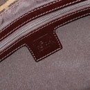 FENDI Zucca Canvas Mamma Baguette Shoulder Bag Black Brown Auth 189496SAM-21
