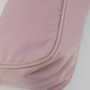 PRADA Accessory Pouch Nylon Pink Silver Auth 189497-15