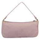 PRADA Accessory Pouch Nylon Pink Silver Auth 189497-2
